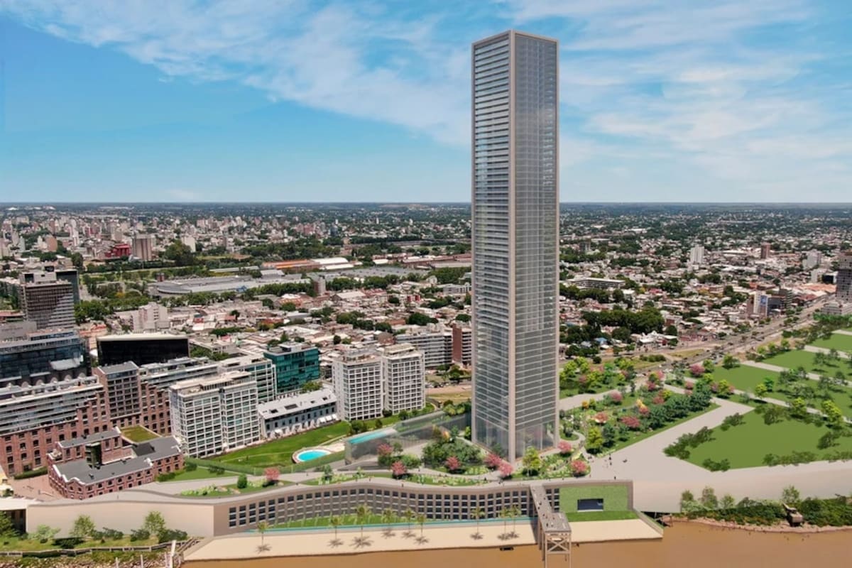 El edificio de 60 pisos tendrá 40 destinados a departamentos