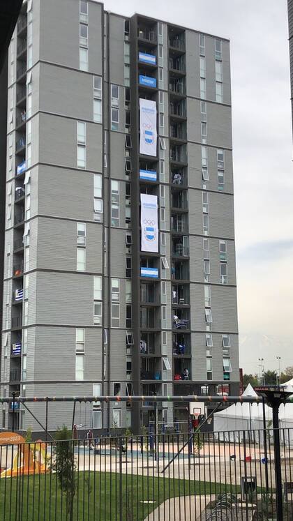 El edificio de la delegación argentina en la VIlla Panamericana