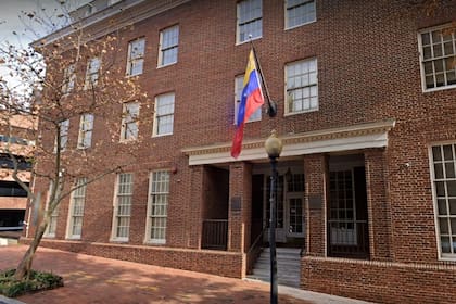 El edificio de la embajada de Venezuela en Estados Unidos se localiza en Washington D.C.