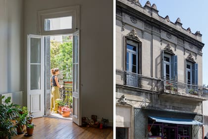 El edificio del 1800 se encuentra sobre una calle comercial de La Boca.