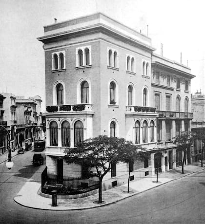 El edificio del Arq. Broggi mereció el premio a la mejor fachada en 1914.