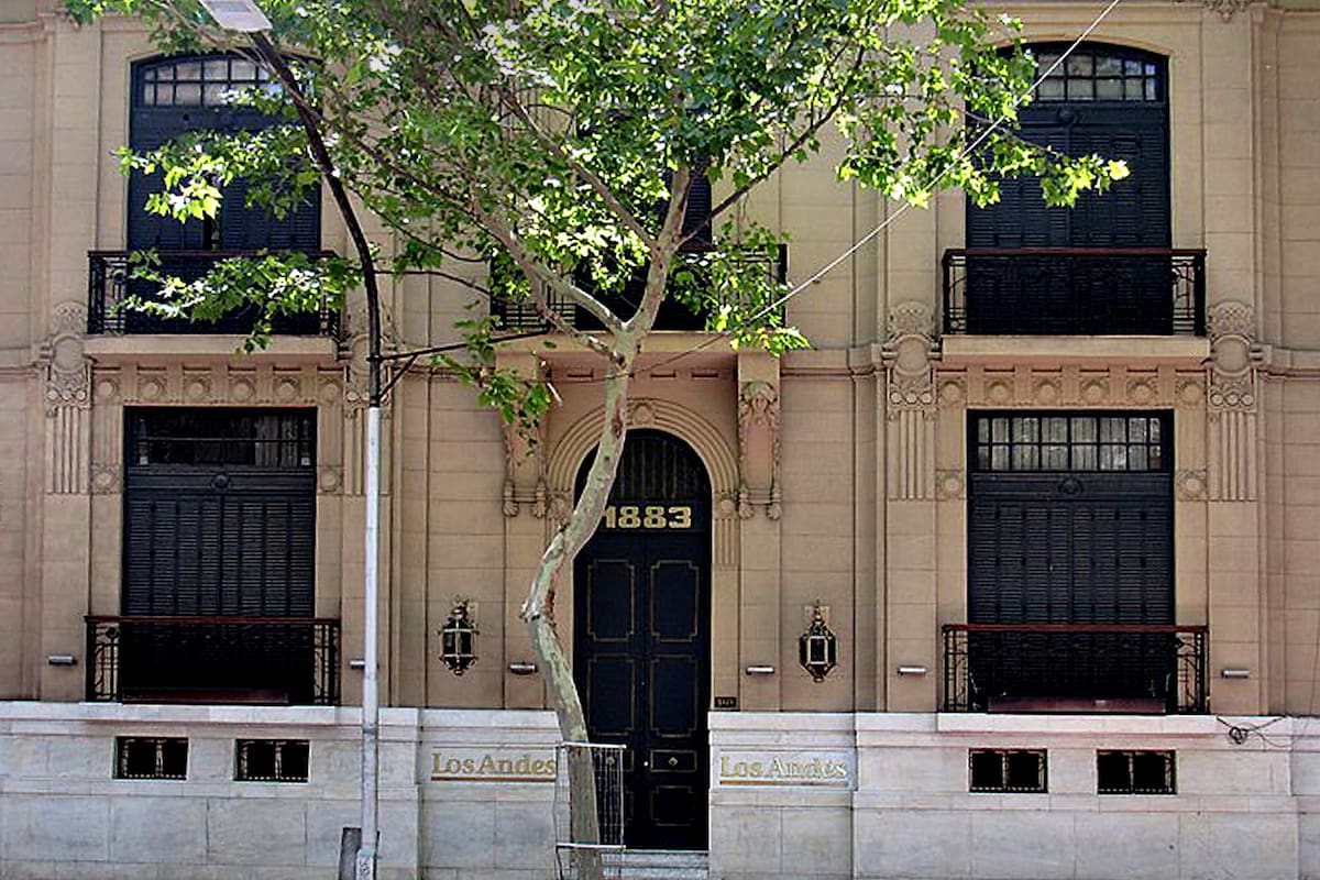 El edificio del diario Los Andes, de Mendoza
