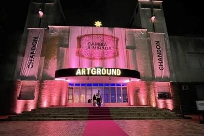 El edificio del Ex Tiro Federal, intervenido para Chandon Artground el año pasado