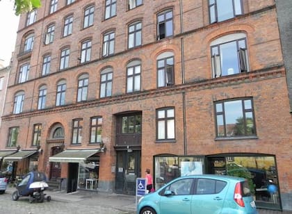 El edificio donde vivía Katrine, uno de los personajes claves de la serie