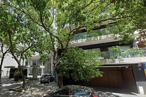 El edificio donde vivía Zalazar, en Palermo