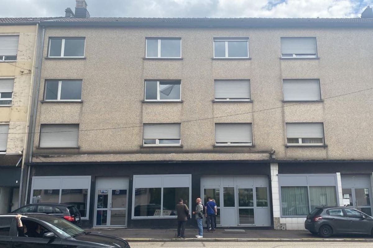 El edificio en Forbach donde una mujer afirma haber sido torturada por su esposo durante años.
