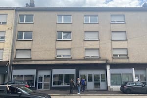 El edificio en Forbach donde una mujer afirma haber sido torturada por su esposo durante años.