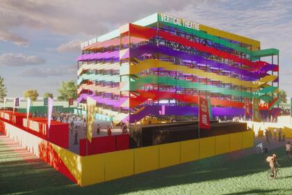 El edificio es rodante, se construye en dos semanas y se desmonta en una.