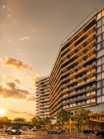 El edificio tendrá 14 pisos y cambiará la fisonomía del espacio