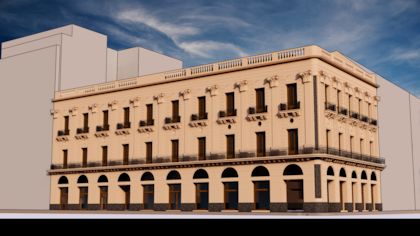 El edificio tendrá 16 unidades residenciales de dos a cuatro ambientes