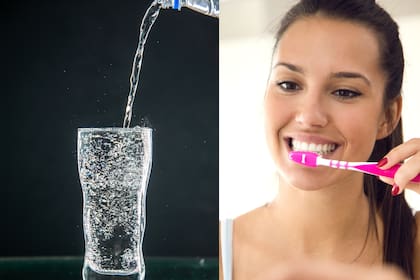 El efecto del agua con gas en los dientes depende de su composición y frecuencia de consumo