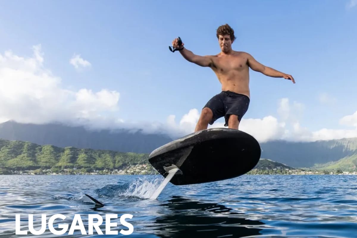 El eFoiling, un deporte acuático nuevo.
