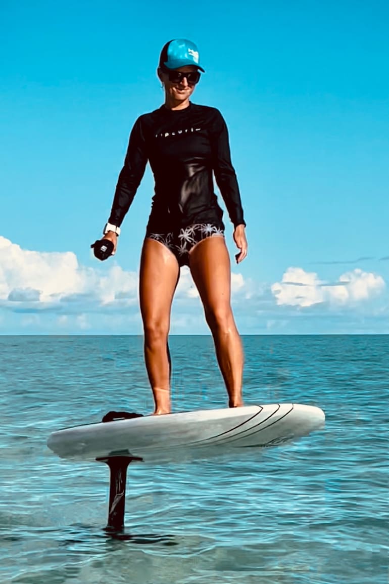 El eFoiling, un deporte acuático nuevo.