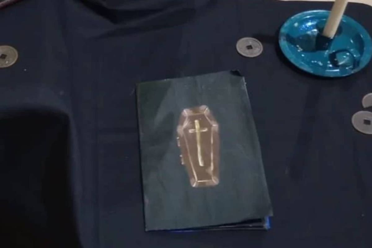 El ejemplar de El libro de las sombras fue realizado por una estudiante para una muestra de plástica del Colegio Nacional Buenos Aires y desapareció durante el desarrollo de La noche de los museos, el pasado sábado