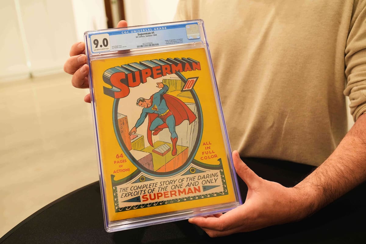 El ejemplar del primer número de Superman, publicado por DC Comics, que se vendió por más de US$9 millones en Texas