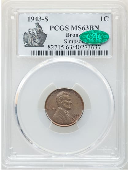 El ejemplar fue calificado como MS63 por PCGS debido a su buen estado de conservación