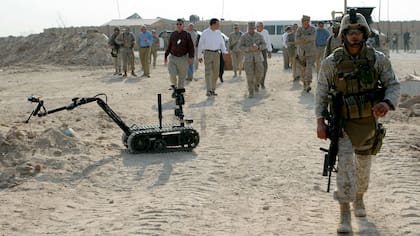 El ejército de EE.UU. utiliza estos robots en diferentes misiones en Medio Oriente