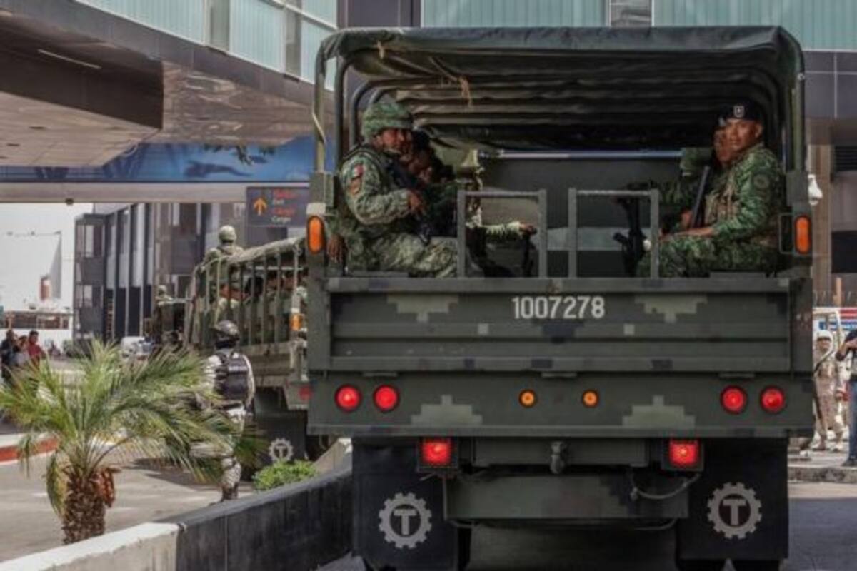 El ejército y la Guardia Nacional patrullan en Tijuana