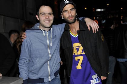 Furtado junto a Peter Lanzani