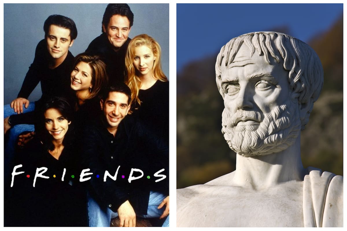 El elenco de "Friends" y Aristóteles