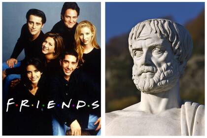 El elenco de "Friends" y Aristóteles