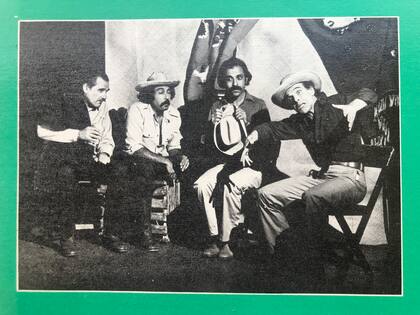 El elenco de la obra A puro cuento.