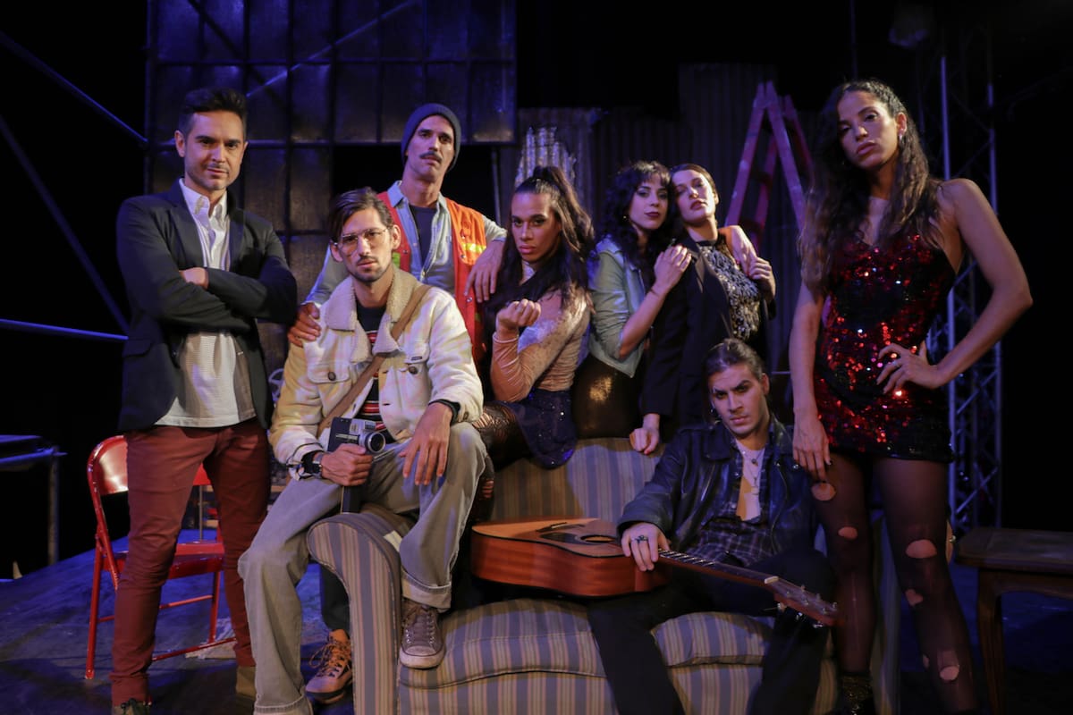 El elenco protagónico del nuevo Rent