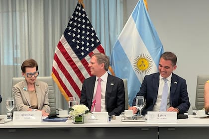 El embajador argentino Alec Oxenford, en el desayuno de trabajo en el Adrienne Arsht Latin America Center, del Atlantic Council.