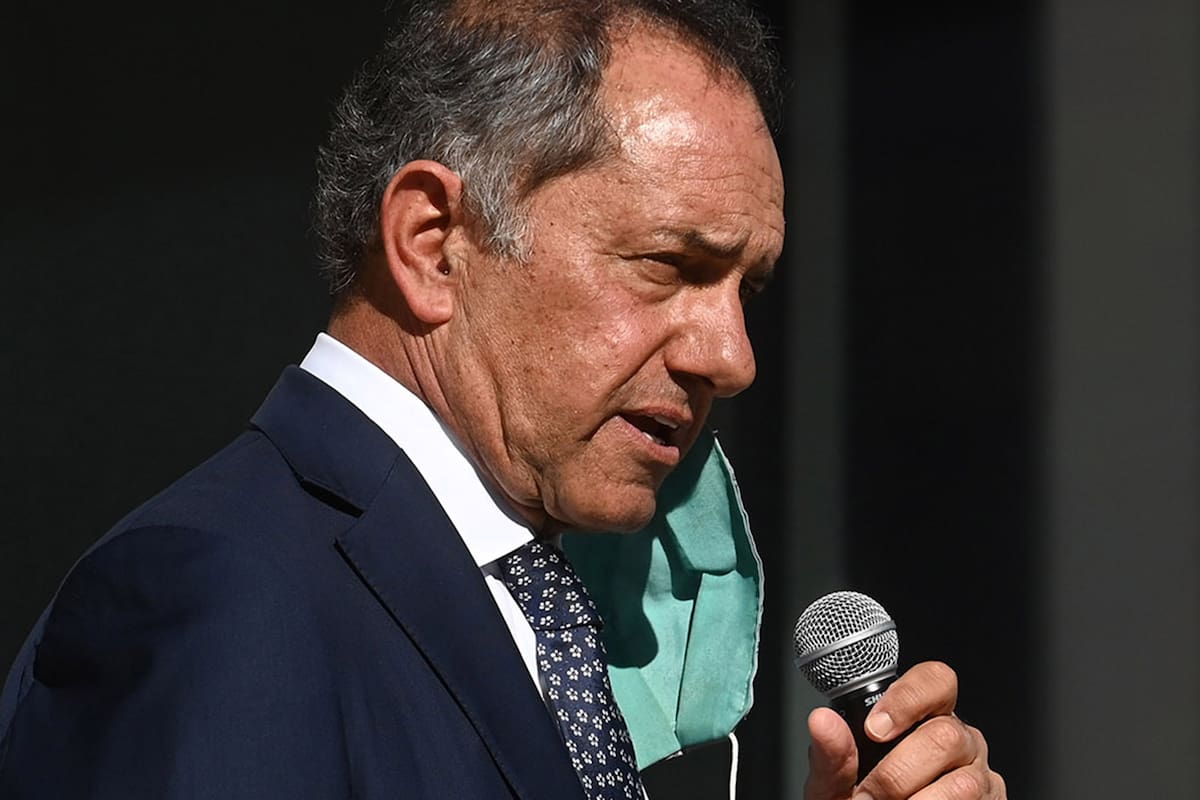 El embajador argentino en Brasil, Daniel Scioli.