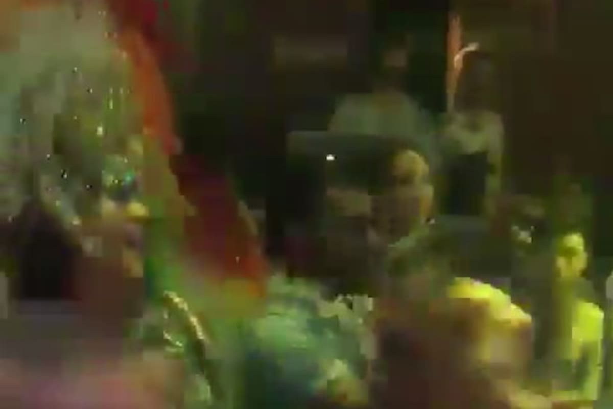 El embajador argentino en Israel, Sergio Urribarri, en un casamiento de conocidos entrerrianos.