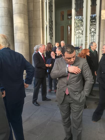 El embajador británico, Davis Cairns, en la previa de la celebración de Brasil.