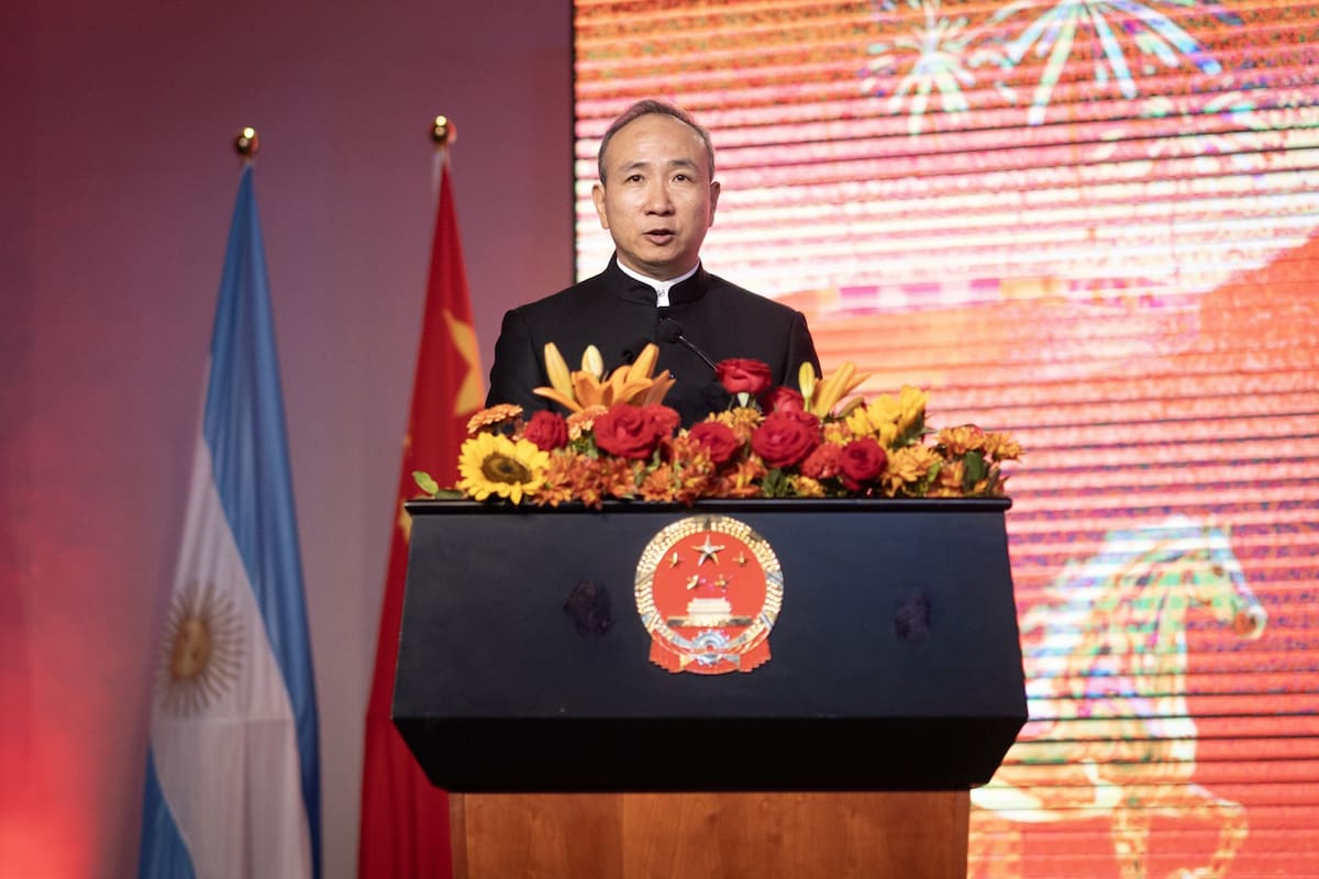 El embajador de China en Argentina, Wang Wei
