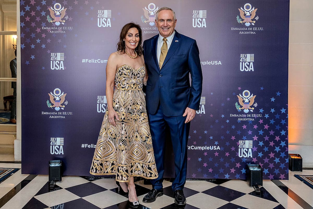El embajador de Estados Unidos, Marc Stanley, y su mujer Wendy