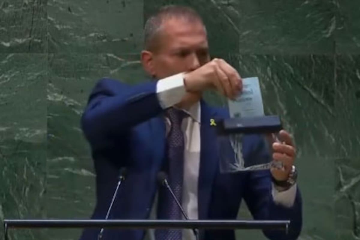 El embajador de Israel ante la ONU, Gilad Erdan