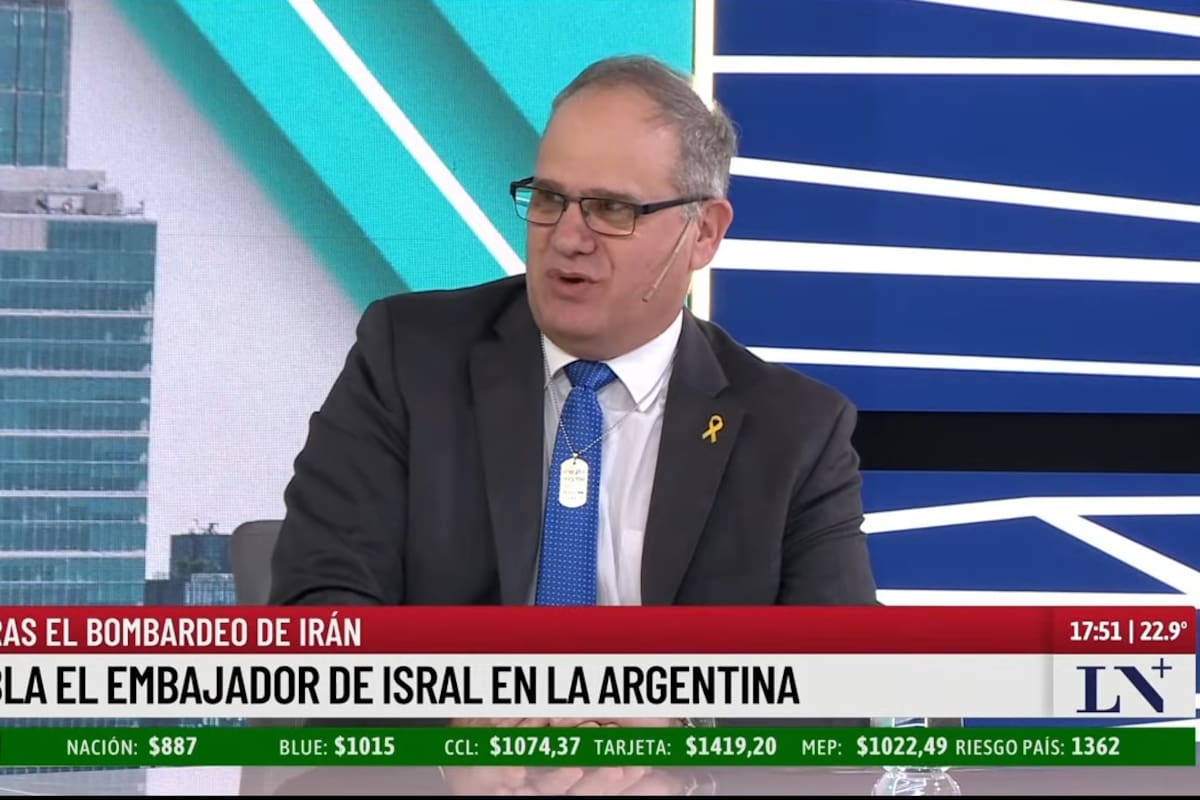 El embajador de Israel en la Argentina, Eyal Sela, en diálogo con Eduardo Feinmann, en LN+