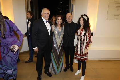 El embajador de los Estados Unidos, Marc Stanley, y su esposa, Wendy Stanley, junto a Jorge Telerman y a Cynthia Cohen