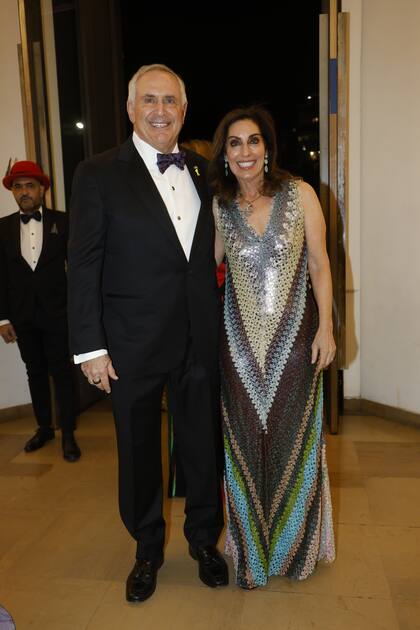 El embajador de los Estados Unidos, Marc Stanley, y su esposa, Wendy Stanley