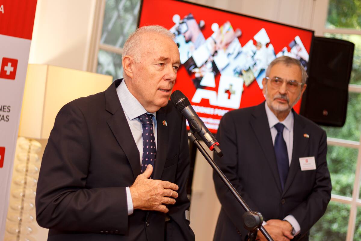 El embajador de Suiza en la Argentina