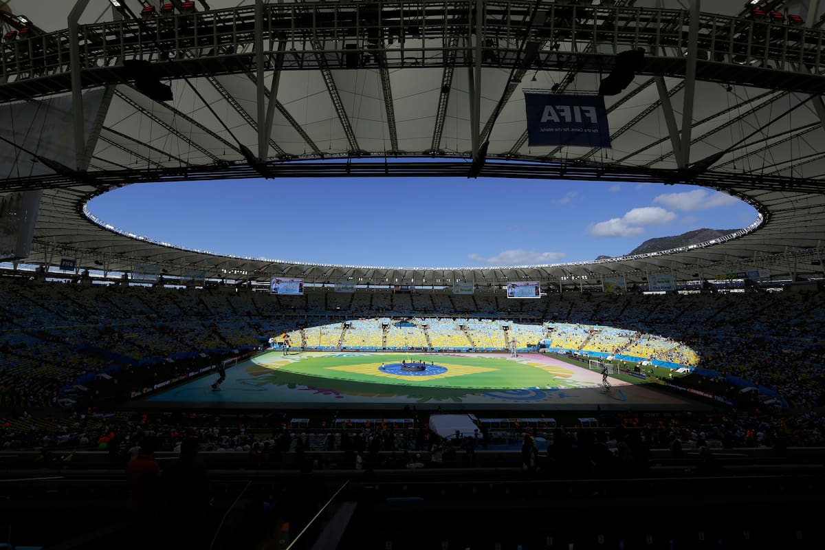 El emblemático estadio Maracaná de Río de Janeiro, sede confirmada para el desquite entre Boca y Vasco da Gama, por las semifinales de la Copa Sudamericana, la semana próxima