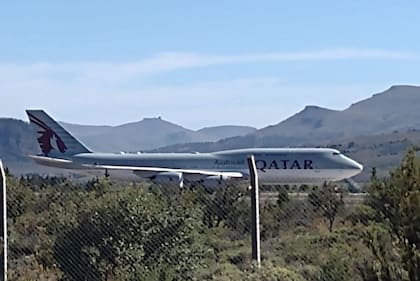 El emir de Qatar está en Bariloche