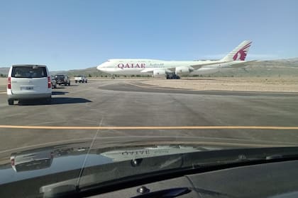 El emir de Qatar llegó a la Patagonia