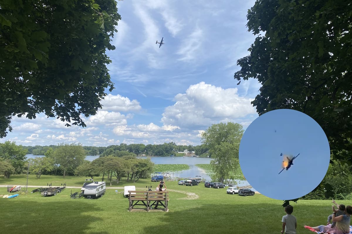 El emocionante espectáculo aéreo que atrae cada año a miles de personas a Michigan tuvo un impactante accidente