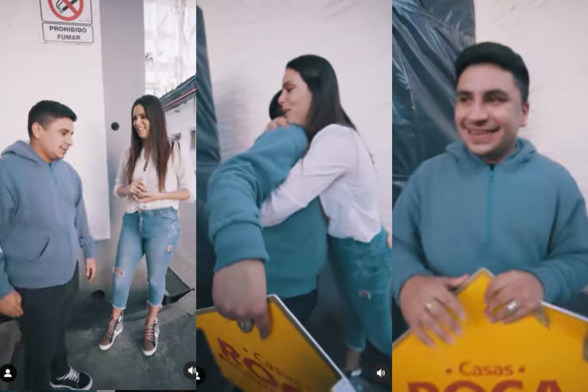 El emocionante momento en que Belu Lucius le comunicó a Francisco Benítez que le había conseguido una casa