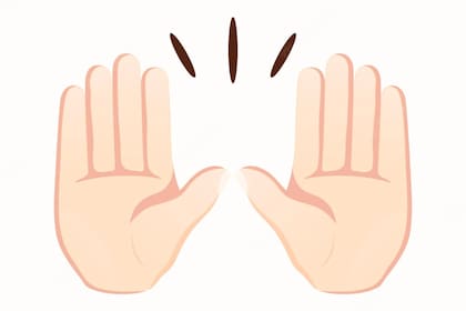 El emoji de las manos levantadas y su significado