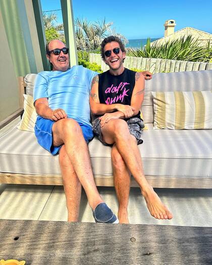 El emotivo encuentro entre Agustín Pardella y Nando Parrado: "¿Qué puedo decir de mi superhéroe favorito?"