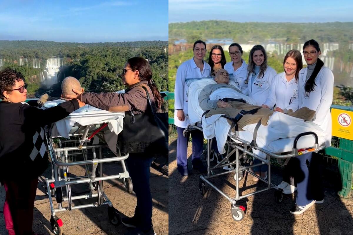 El emotivo gesto de un equipo de médicos a un hombre con cáncer terminal