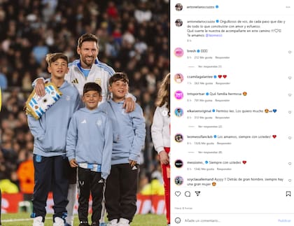 El emotivo posteo de Anto Roccuzzo para Leo Messi (Foto: Instagram @antonelaroccuzzo / @chinasanjuann)