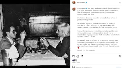 El emotivo posteo de Darío Barassi sobre sus padres