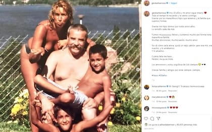 El emotivo posteo de Georgina dedicado a su marido. Fuente: Instagram
