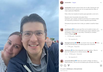 El emotivo posteo de la esposa de Miguel Uribe Turbay tras su fallecimiento